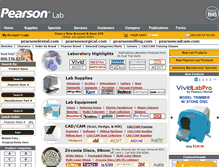 Tablet Screenshot of pearsonlab.com